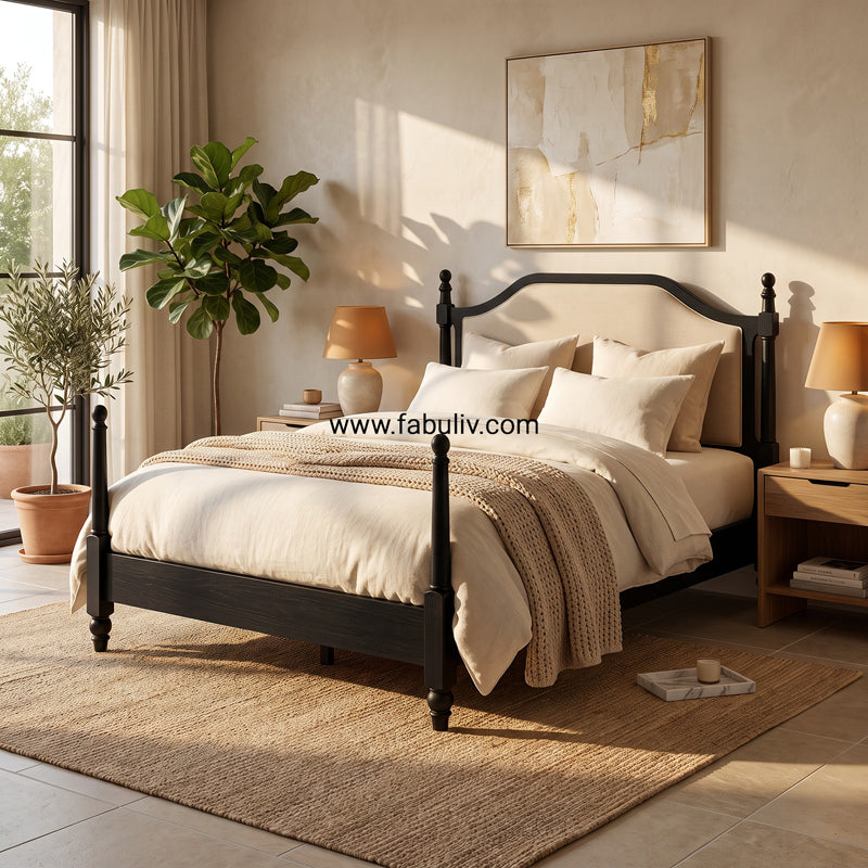 Reposo Solid Wood Bed