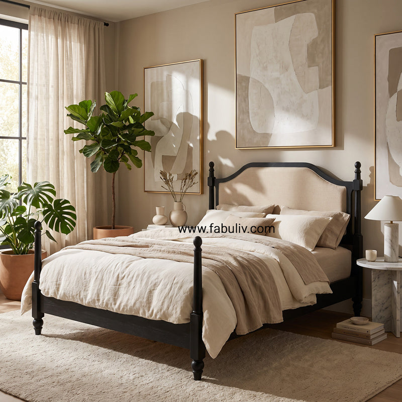Reposo Solid Wood Bed