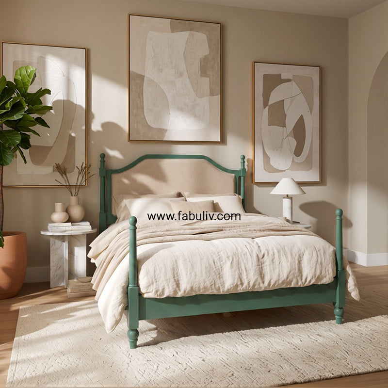 Reposo Solid Wood Bed