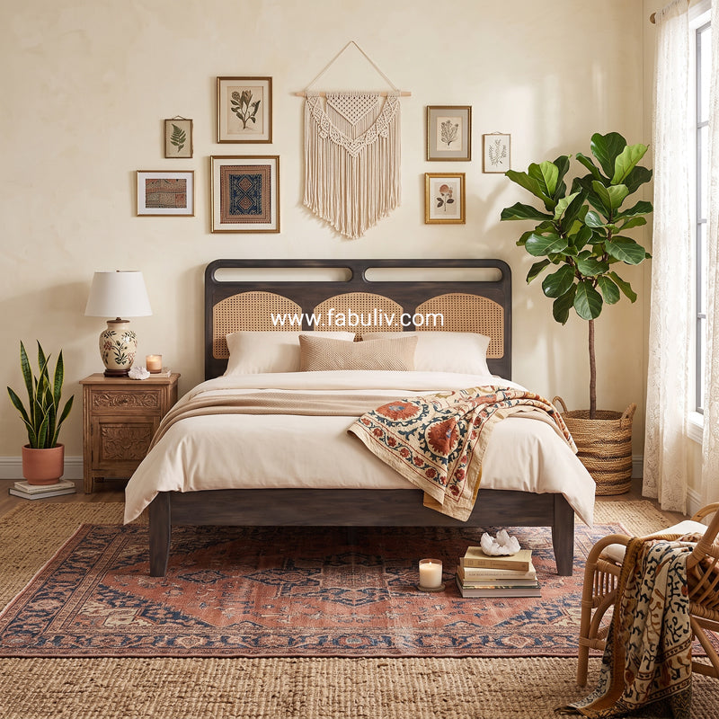 Atelier Solid Mango Wood Bed