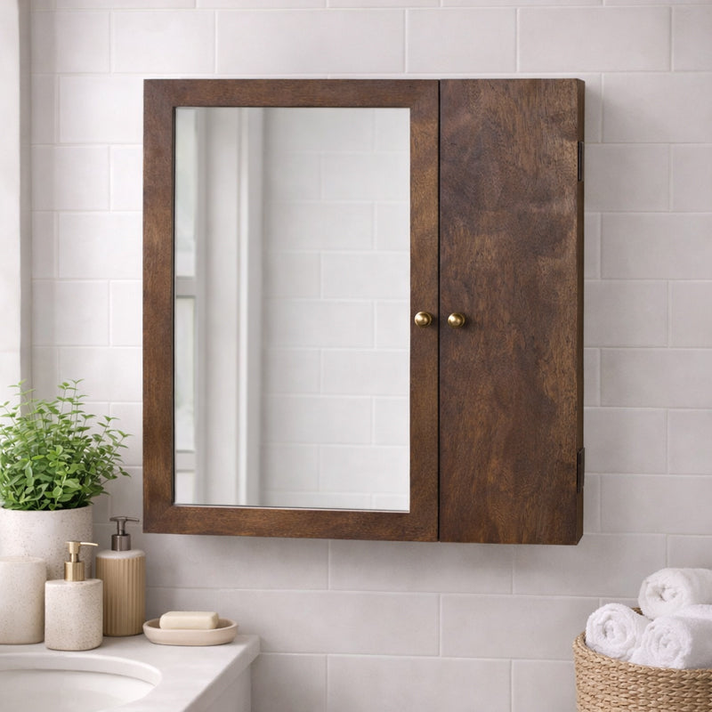 Elba Vintage Wall Mounted Bath Cabinet in 2 Sizes