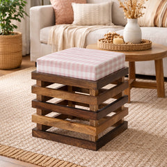 Roxane Solid Wood Stool