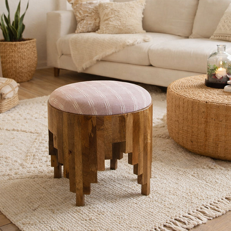 Round Wooden Stool