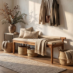 Norelle Sheesham Wood Bench