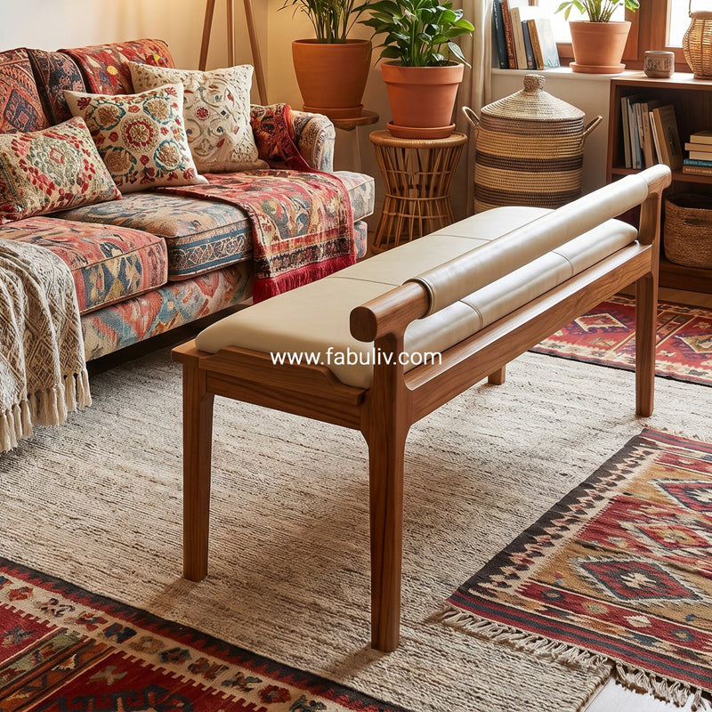 Norelle Sheesham Wood Bench