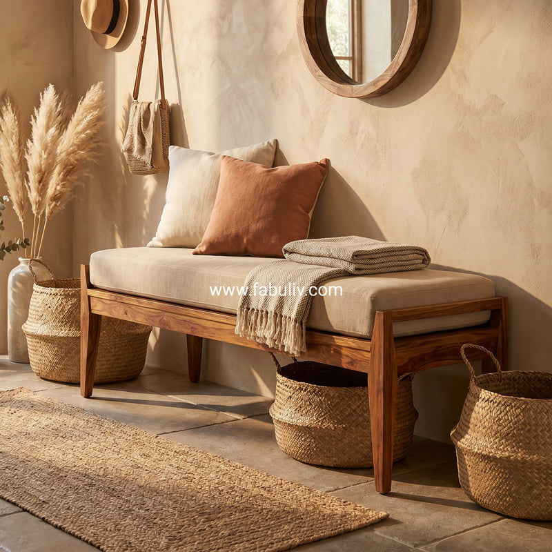 Aristelle wood Bench