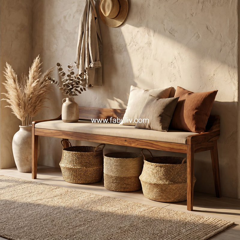 Aurevia Sheesham Wood Bench