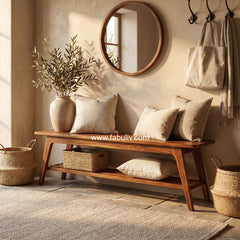 Veloria Sheesham Wood Bench