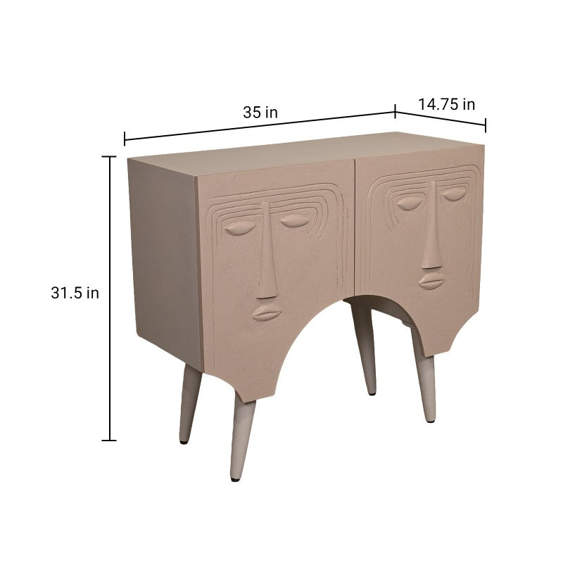 Aura Face Wooden Cabinet