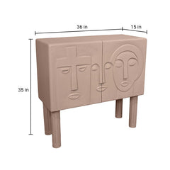 Roop Mango Wood Cabinet