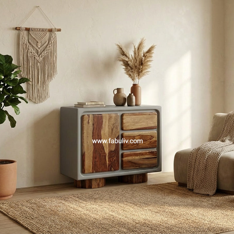 Advaya 3 Drawer and 1 Door Cabinet