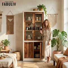 Advaya Tall Buffet Cabinet