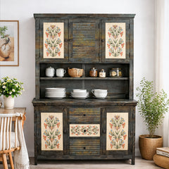 Cynthia Solid Wood Buffet & Sideboard Cabinet