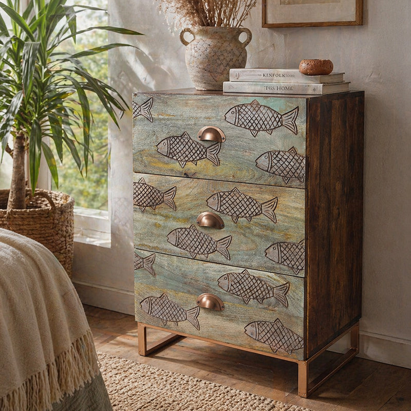 Margot Solid Wood Cabinet