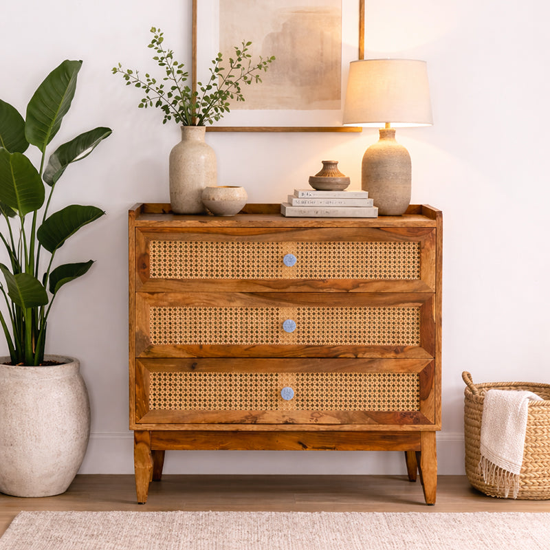 Edward 3 Drawer Storage Cabinet and Sideboard