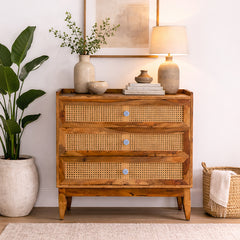 Edward 3 Drawer Storage Cabinet and Sideboard