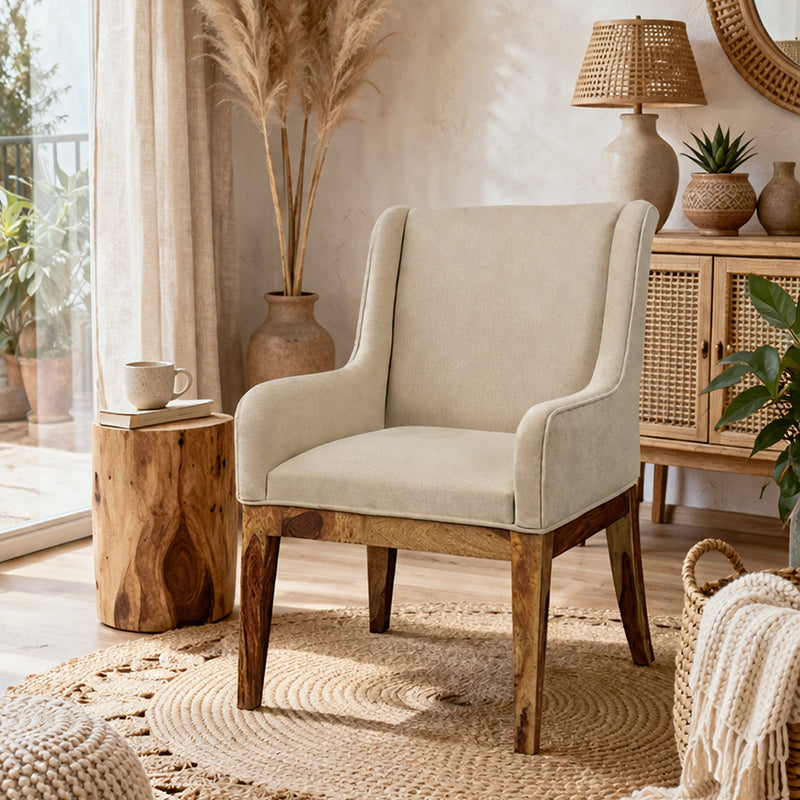 Enrico Dining Chair with Hand Rest