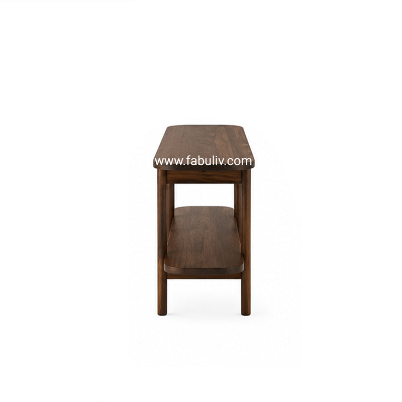 Veylora Console Table in Walnut Colour