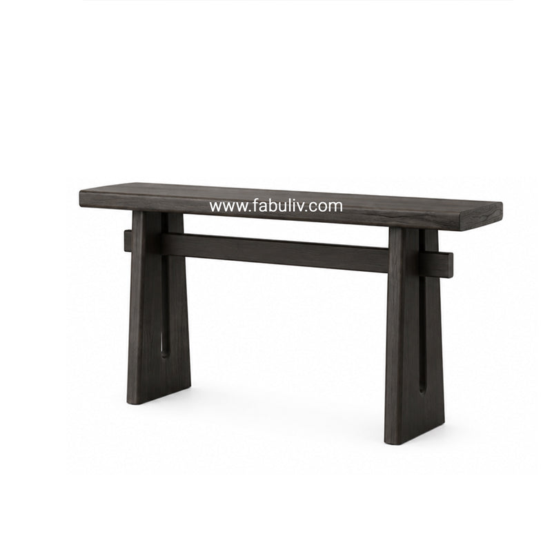 Aurevia Black Colsole Table in Mango Wood