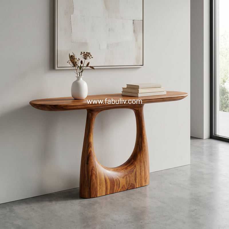 Novelle Sheesham Wood Console Table