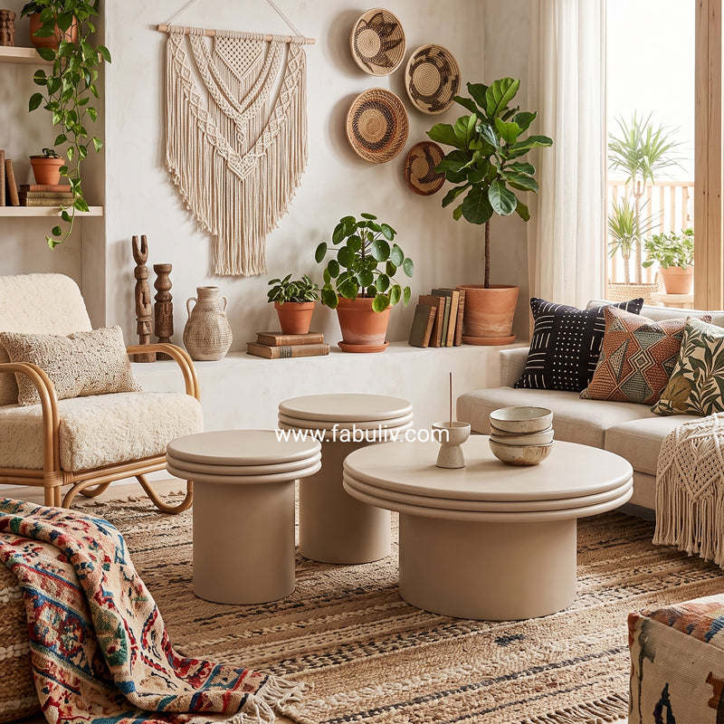 Dimora Set of 3 Coffee Tables