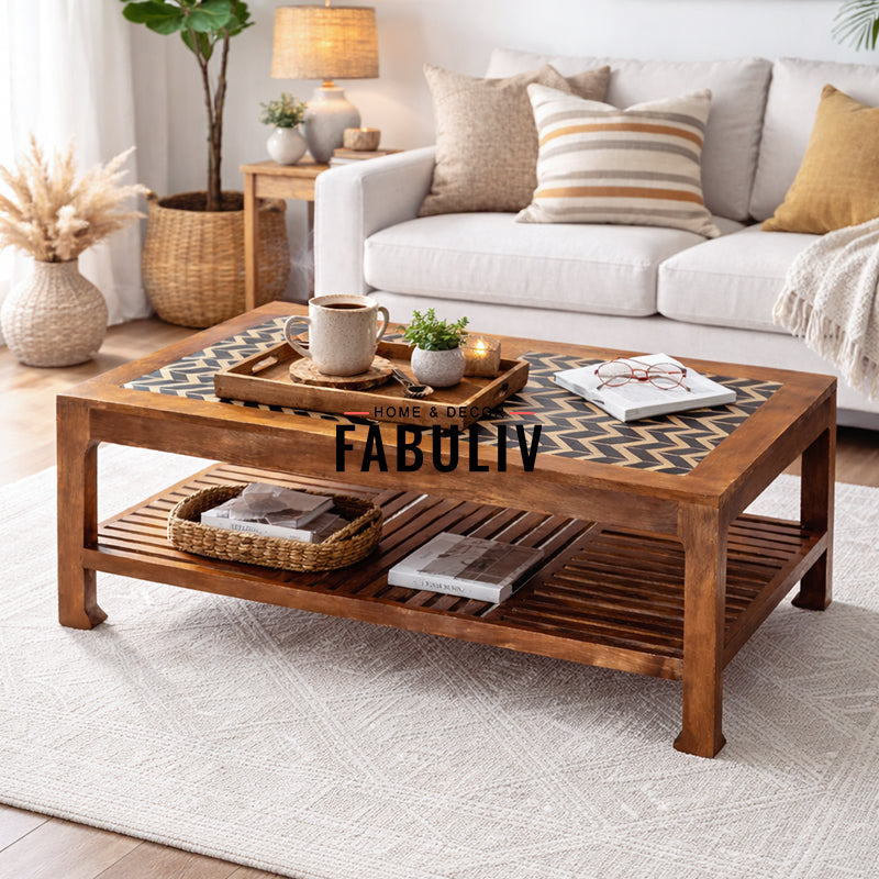 Ashley Maple Rectangular Coffee Table in 2 Colours