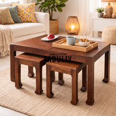 Richard Walnut Coffee Table Set 44" X 24"