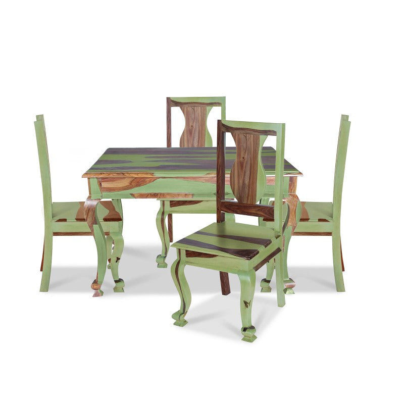 Pansy Solid Wood Six Seater Dining Set