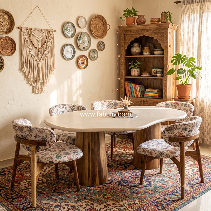 Advaya 6 Seater Dining Set