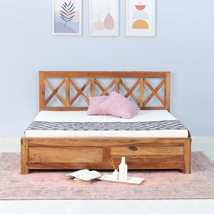 Henry Solid Sheesham Wood Bed