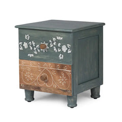 Olive Athens Solid Wood Bedside