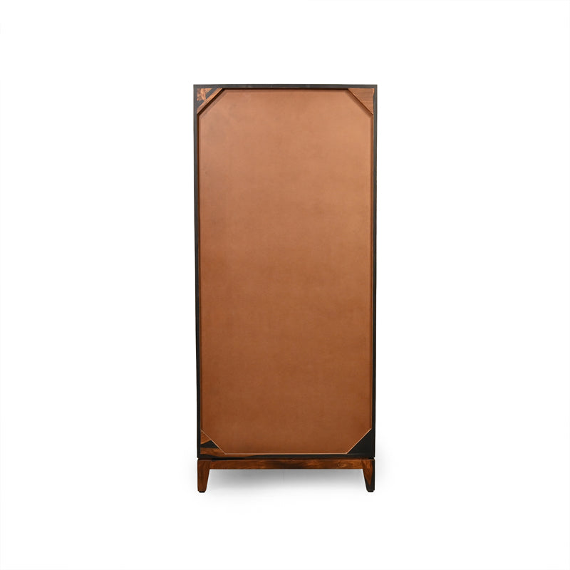 Aarambh Sheesham Wood Crockery Unit In Dual Tone Finish