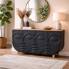 Mukha Cabinet Mango Wood Cabinet