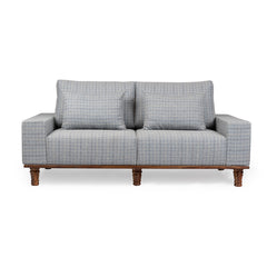 Sergio Large 2 Seater Sofa with Wooden Base