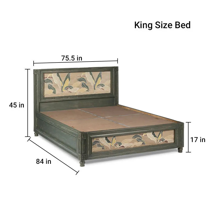 Solid Wood Bed