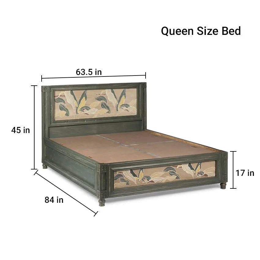 Solid Wood Bed