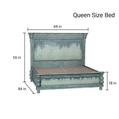 Solid Wood Bed