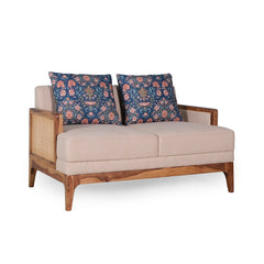 Arbor Rattan Sofa 2 Seater Textured Ivory