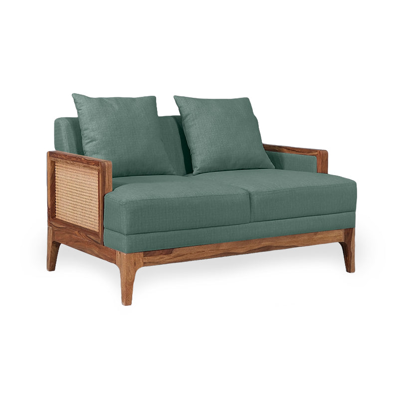 Arbor Rattan Sofa 2 Seater Textured Light Brown