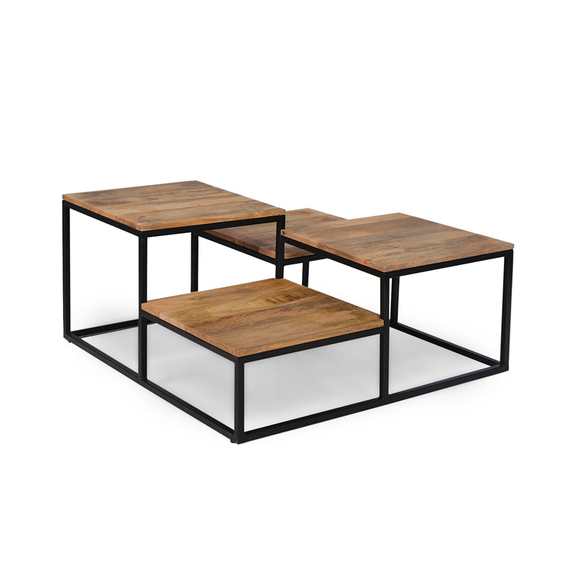 Nova Iron and Wood Coffee Table