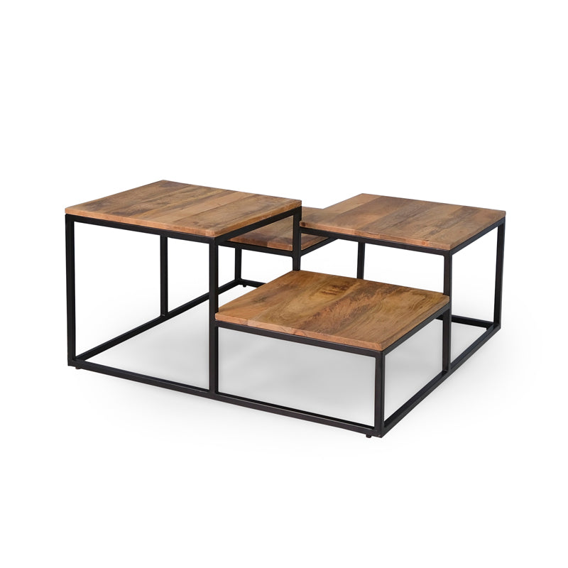 Nova Iron and Wood Coffee Table