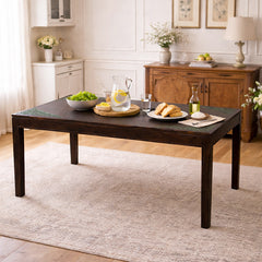 Raidon Solid Wood Six Seater Dining Table