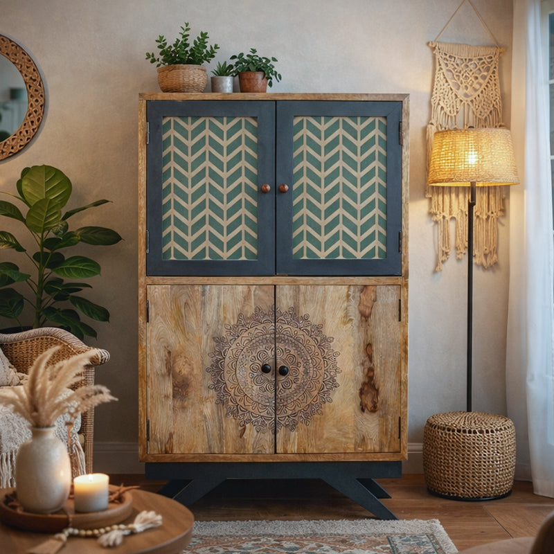 Joe Solid Wood Display Hutch