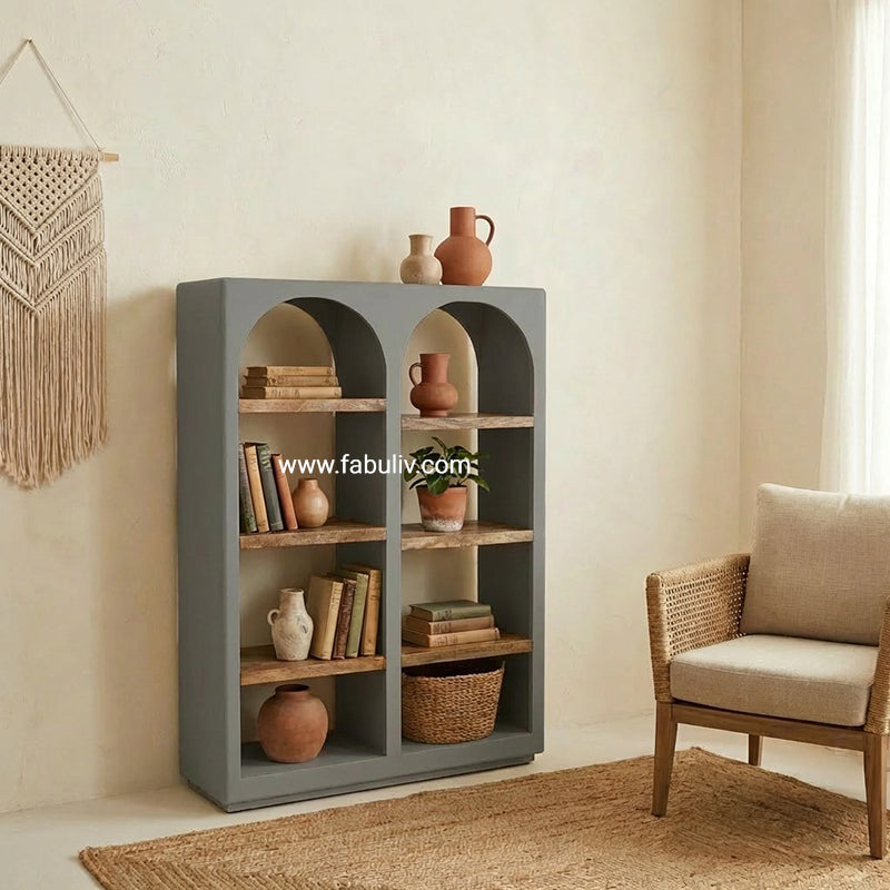 Advaya 8-Shelf Display Cabinet