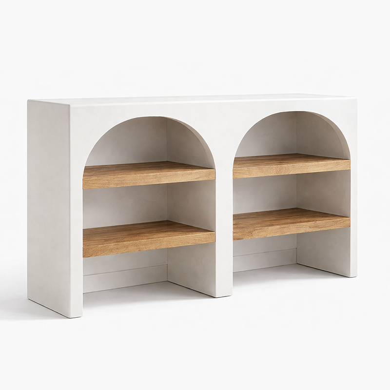 Advaya 4-Shelf Display Cabinet