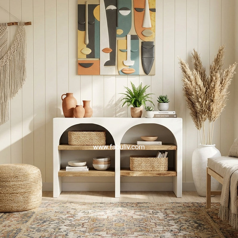 Advaya 4-Shelf Display Cabinet