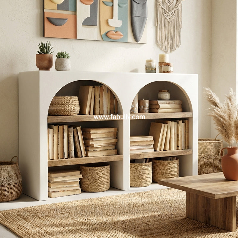 Advaya 4-Shelf Display Cabinet