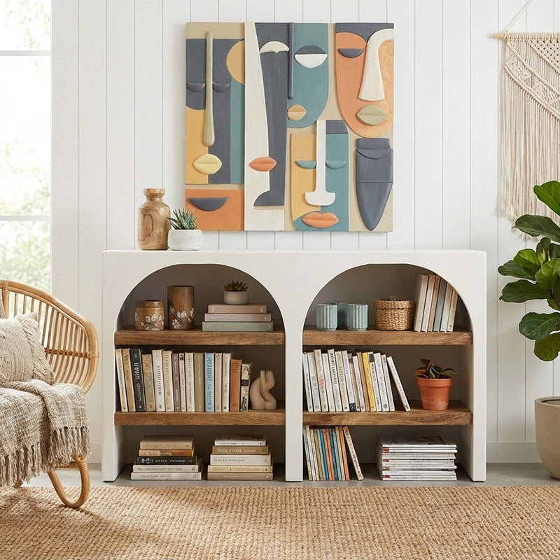 Advaya 4-Shelf Display Cabinet