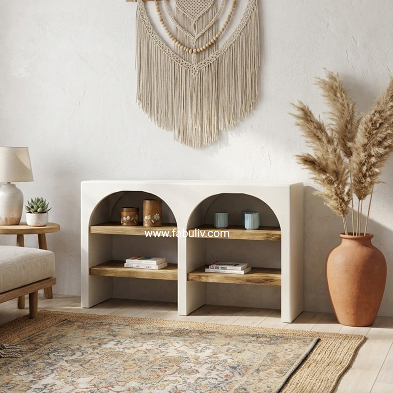 Advaya 4-Shelf Display Cabinet