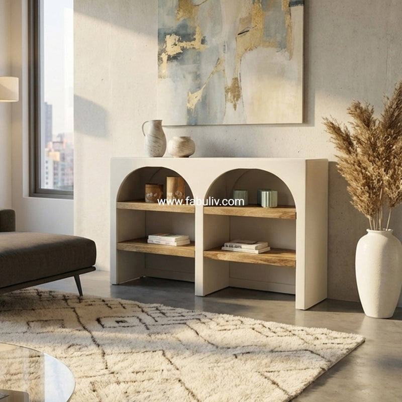 Advaya 4-Shelf Display Cabinet